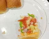 A picture of step 2 of Cheesy Pav.
