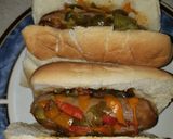 A picture of step 16 of Sausage & Peppers Sandwich!!.