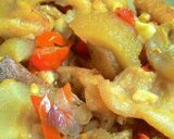Foto langkah ke 3 dari resep Tumis Pedas daging kepala sapi.