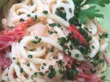 Garnélás tészta zöldségekkel 🍜🍤