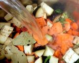 A picture of step 4 of My Carrot,Sweet Potato&Aubergine Soup with Roots,leaves,Stems🤩.