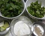 Mint Coriander & Yogurt Dip recipe step 1 photo