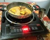 A picture of step 7 of Fish Korma.