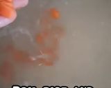 A picture of step 3 of Volcano rice with pepper sauce.