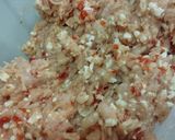 Foto del paso 1 de la receta: (KETO) Hamburguesas de pollo y morrón, y jamón y queso