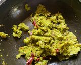 A picture of step 4 of Potol Khosha’r Khagina (Skin of Parwal mashed).