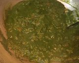 A picture of step 7 of Palak Paneer.