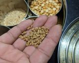 A picture of step 1 of Udupi Koddel (sambhar) masala.