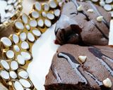 A picture of step 8 of Ragi Flour Cocoa Brownie.