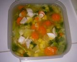 Foto langkah ke 8 dari resep Resep Sayur Sup Baso Ikan dengan Magic Com.