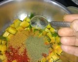 A picture of step 4 of Mango pickle.