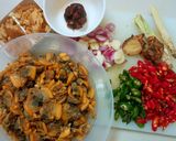 Foto langkah ke 1 dari resep Oseng Oseng Kerang Manis Pedas kesukaanku .