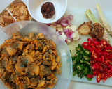 Foto langkah ke 1 dari resep Oseng Oseng Kerang Manis Pedas kesukaanku .
