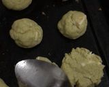 Foto langkah ke 6 dari resep Green Tea Cookies (Kukis geprek).