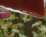 A picture of step 2 of Hot and sour soup.