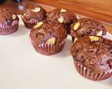 Csokis - banános muffin recept fázis 4 fotója