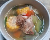 Foto langkah ke 5 dari resep Sayur Asem Tulang Sapi Bumbu Iris.