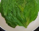 A picture of step 2 of Spinach Omelette Foccasia.