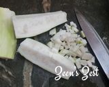 A picture of step 1 of Baby Bottle Gourd with Bengal Gram Lentils.