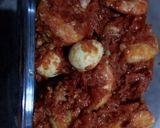Foto langkah ke 5 dari resep Udang telor puyuh balado.