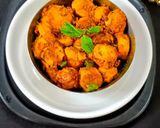 A picture of step 7 of Arbi Masala Fry.