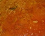 A picture of step 8 of Arvi Gosht.