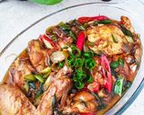 Foto langkah ke 5 dari resep Ayam kecap pedas manis.
