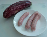 Foto del paso 1 de la receta: Longanizas blancas con gabardina de berenjena
