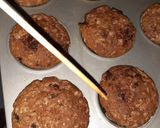 A picture of step 6 of Banana chocolate Muffins.