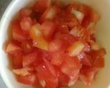 A picture of step 2 of Colourful Paneer Bhurji.