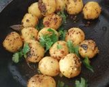A picture of step 7 of Suji balls.