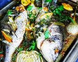 Dorada z pieca z koprem włoskim krok przepisu 4 zdjęcie