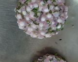 A picture of step 2 of Purple Yam Sago Vada.