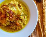 Foto langkah ke 12 dari resep Opor Ayam Kampung (Bumbu Blondo).