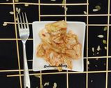 A picture of step 5 of Kimchi salad.