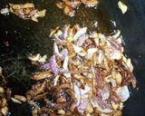 A picture of step 2 of Fried kales and spinach #vegetablecontest.
