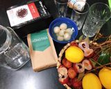 Hình bước làm 1 của món Trà Thạch Vải
