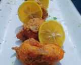 A picture of step 8 of Nimbu lahori fish fry.