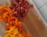 Une image de l'étape 1 de Sauté de dinde au chorizo.