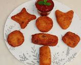 A picture of step 5 of Golden Crunch Poha Potato Bites.