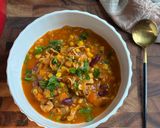 A picture of step 7 of One Pot Autumn Chili Soup.