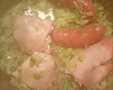 Foto del paso 5 de la receta: Alubias blancas con manitas, sabor Cookpad, en olla express