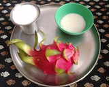 *டிராகன் ஃப்ரூட் மில்க்க்ஷேக்* ரெசிபி ஸ்டேப் 1 புகைப்படம்