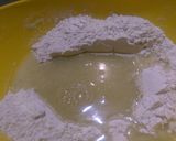 A picture of step 2 of Danwake with stir-fry salad.