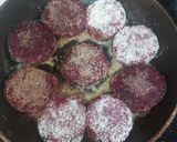 A picture of step 4 of Purple sweet potato cutlets.