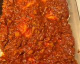 A picture of step 4 of Sausage & Ground beef Lasagna.