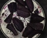 Foto langkah ke 1 dari resep Onde-onde ungu kukus (camilan diet).