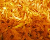 A picture of step 1 of Gajar ka halwa.