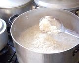 A picture of step 1 of White Rice and Stew with Fried plaintain.
