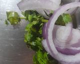 A picture of step 1 of Ranch Dressing Double Aloo Tikki Burger.